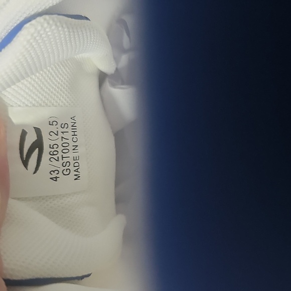 Hobibear Choice Cream Or White and Blue Sneakers NWOT - Picture 12 of 13